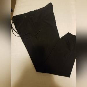 Black dressy joggers